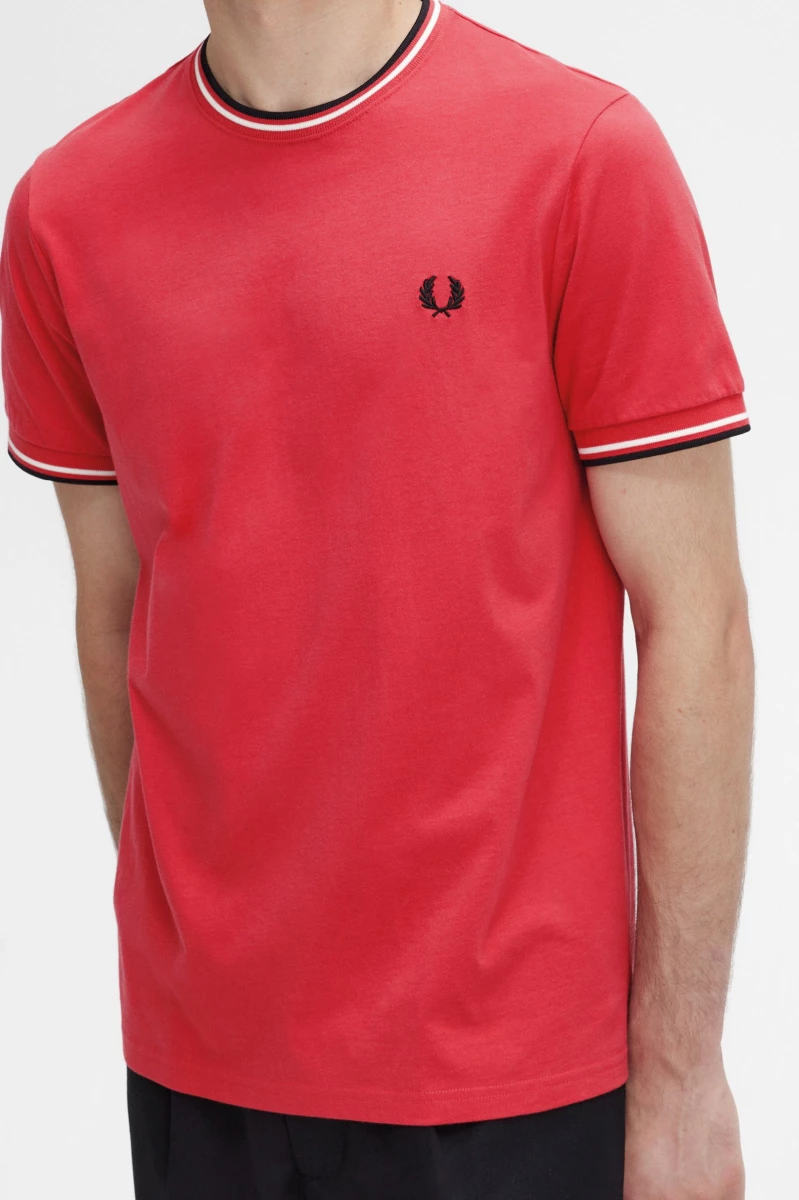 fred perry m1588 279 washed red