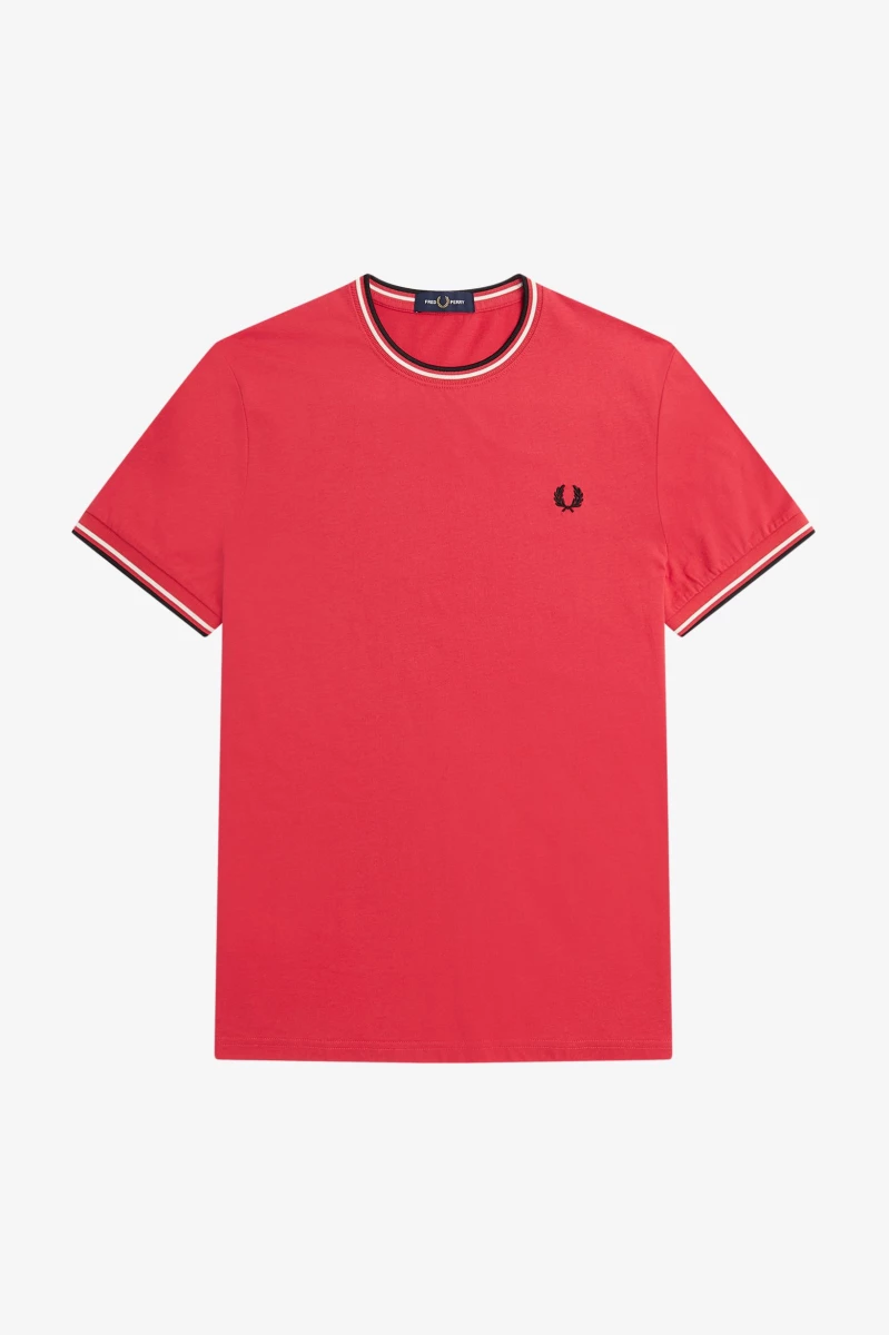 fred perry m1588 279 washed red