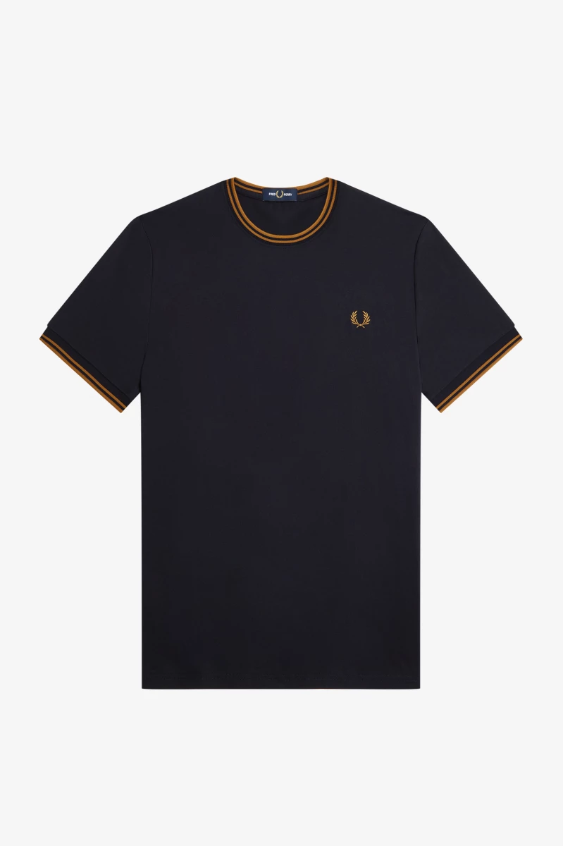 fred perry m1588 m68 nvy drk caramel