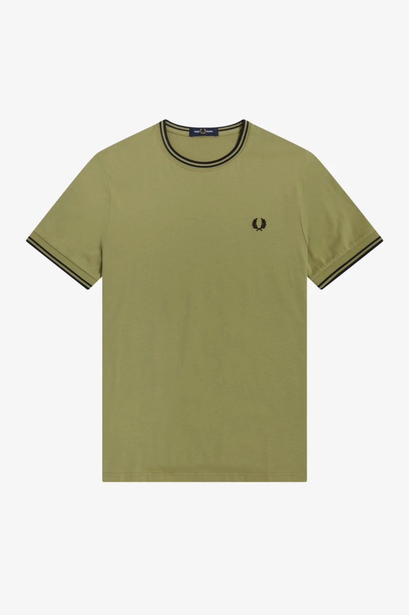fred perry m1588 p05 sage green