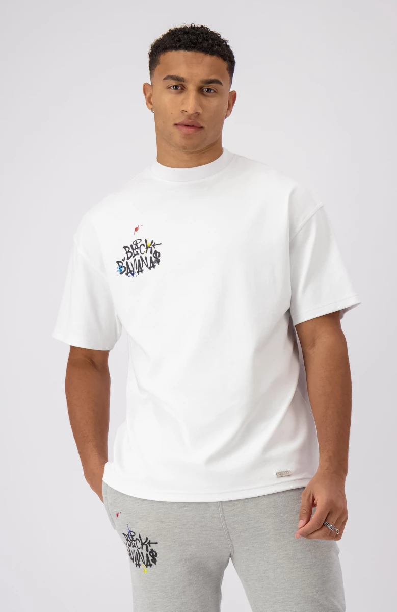 black bananas tagged tee white