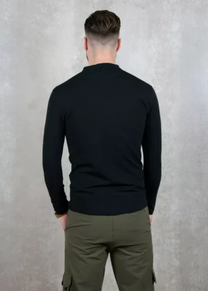 AB Lifestyle button up jet black