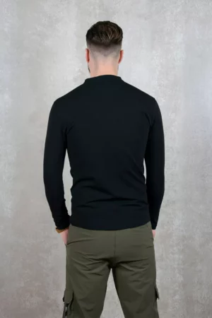 AB Lifestyle button up jet black