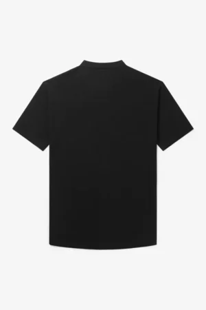 AB Lifestyle button up short-sleeve jet black