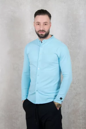 AB Lifestyle button up sky blue