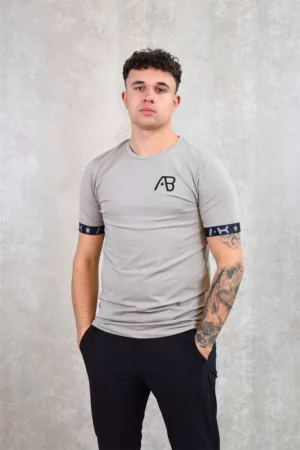 AB Lifestyle flag tee limestone