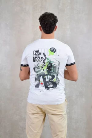AB Lifestyle medusa tee bright white
