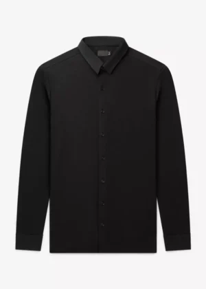 AB Lifestyle slim-fit shirt jet black
