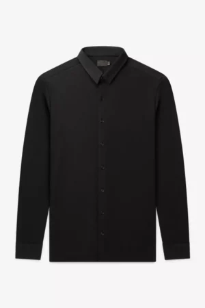 AB Lifestyle slim-fit shirt jet black