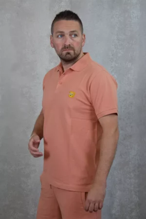 Baron Filou essential polo coral blush