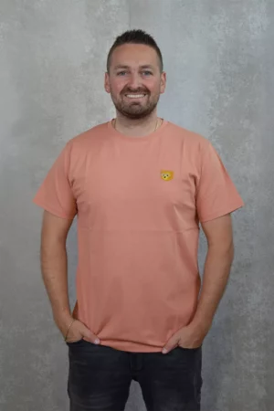 Baron Filou essential t-shirt coral blush