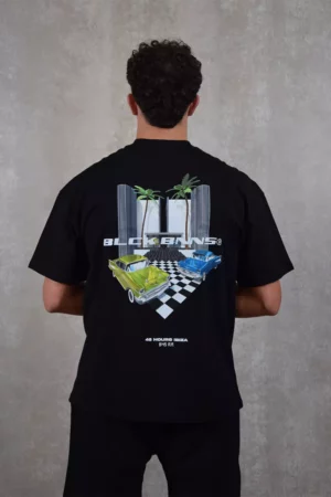 Black Bananas check in tee black