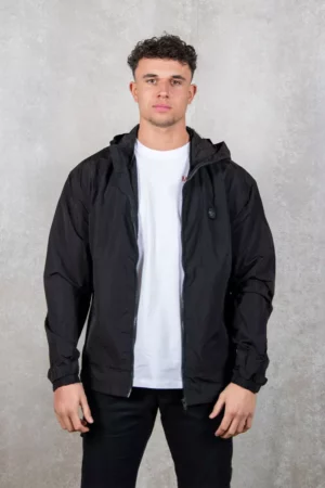 Black Bananas initial windbreaker black