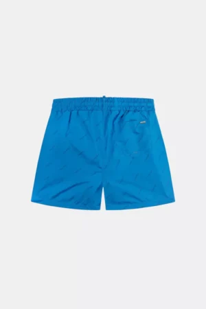 Croyez allover swim shorts royal blue
