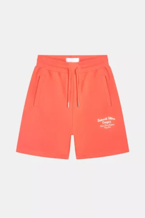 Croyez fraternite shorts coral/white