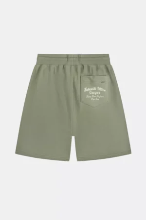 Croyez fraternite shorts washed olive
