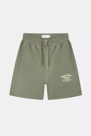 Croyez fraternite shorts washed olive