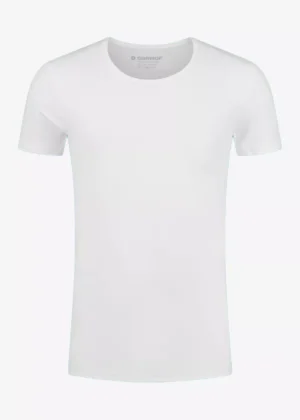 Garage R-Neck bodyfit 100 White