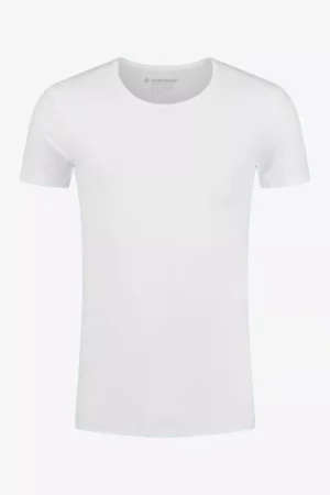 Garage R-Neck bodyfit 100 White