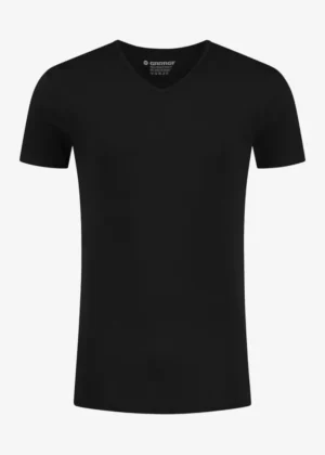 Garage V-Neck bodyfit 200 Black