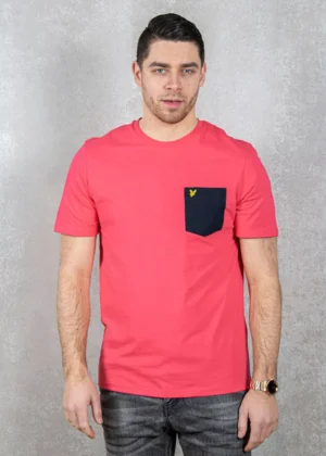 Lyle & Scott ts831vog x178 electric pink/dark navy