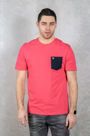Lyle & Scott ts831vog x178 electric pink/dark navy