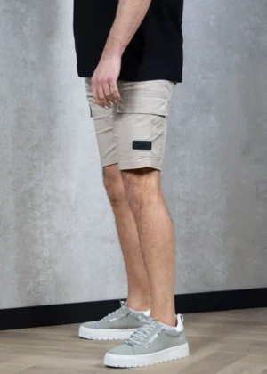 Malelions cotton cargo shorts beige