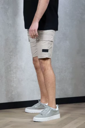 Malelions cotton cargo shorts beige
