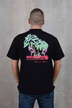 Malelions hotel t-shirt black/pink