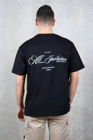 Malelions men resort t-shirt black/white