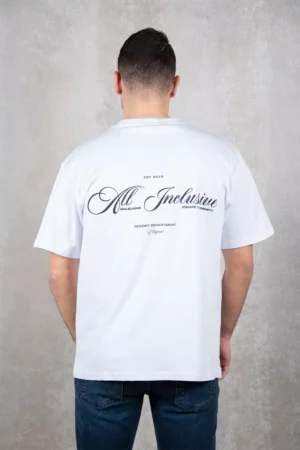 Malelions men resort t-shirt white/black