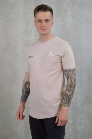 OFF THE PITCH division slim fit tee 701 dusty pink