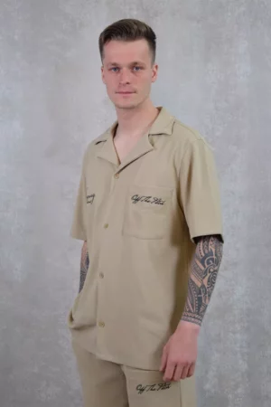 OFF THE PITCH double script shirt 103 sand