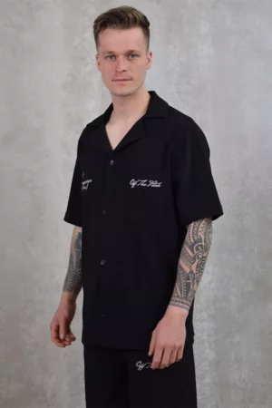 OFF THE PITCH double script shirt 998 black