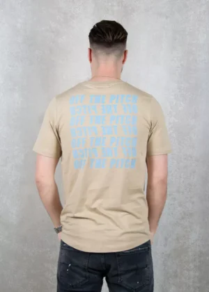 OFF THE PITCH duplicate slim fit tee 103 sand