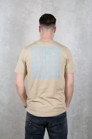 OFF THE PITCH duplicate slim fit tee 103 sand