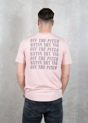 OFF THE PITCH duplicate slim fit tee 391 silver pink
