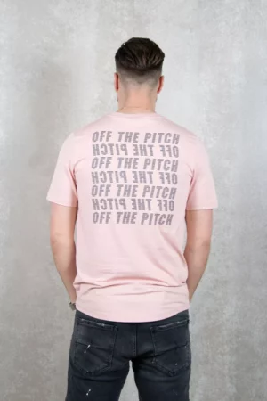 OFF THE PITCH duplicate slim fit tee 391 silver pink