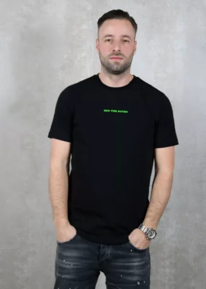 OFF THE PITCH duplicate slim fit tee 998 black
