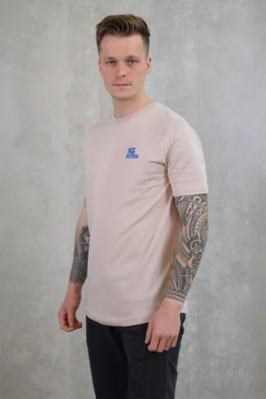 OFF THE PITCH fullstop slim fit tee 701 dusty pink