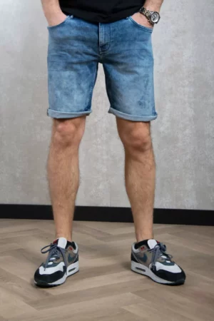 Purewhite the steve w1260 83 denim mid blue