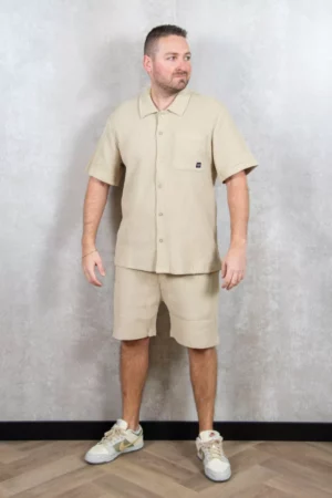 Quotrell playa shirt beige