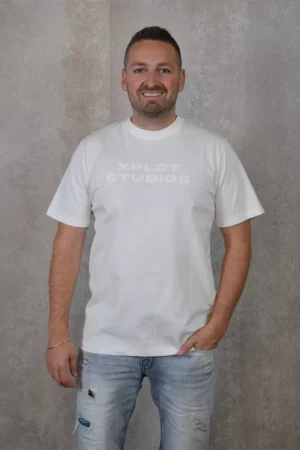 XPLCT disk tee off white