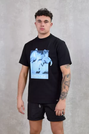 Croyez sonar flamingo t-shirt black