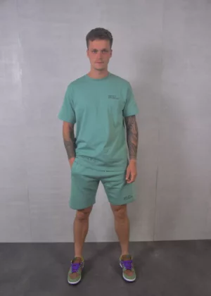 XPLCT artist shorts green