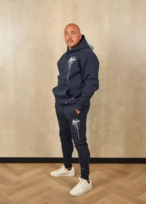 Malelions oversized painter hoodie 303 navy