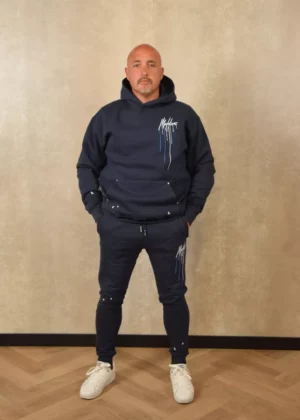 Malelions oversized painter hoodie 303 navy
