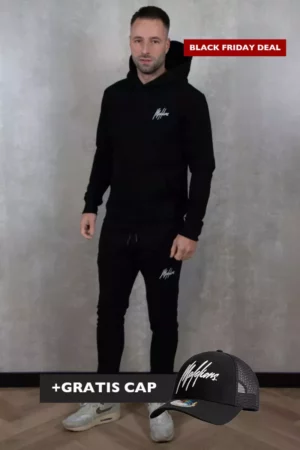 Malelions signature tracksuit black