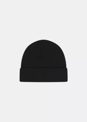 Quotrell ribbed beanie black
