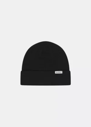 Quotrell ribbed beanie black